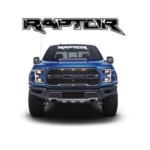 FORD Raptor Decal Sticker for windshield Sport Racing Stripe Emblem Car Truck suv f-150