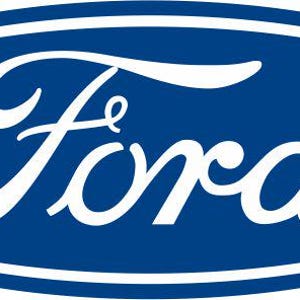 4pcs Ford logo emblem decals stickers for car windows bumpers laptops emblem logo vinyl blue