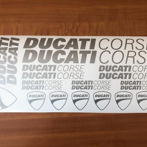 Ducati Corse-motorstickers Grote set stickers