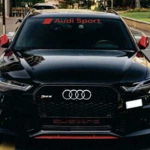 Audi sport decal sticker for windshield windows car vinyl graphics