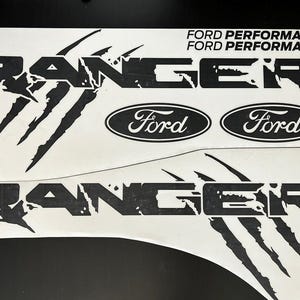 FORD RANGER Ford Logo Ford performance Decal Sticker kit Sport Racing claws Stripe Emblem Car Truck suv f-150