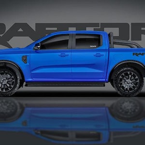 2pcs FORD Raptor Decal Sticker Sport Racing Stripe Emblem Car Truck suv f-150