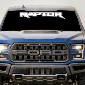 FORD Raptor Decal Sticker for windshield Sport Racing Stripe Emblem Car Truck suv f-150