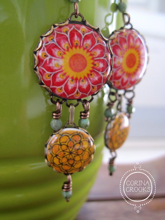 Mexican outlet chandelier earrings