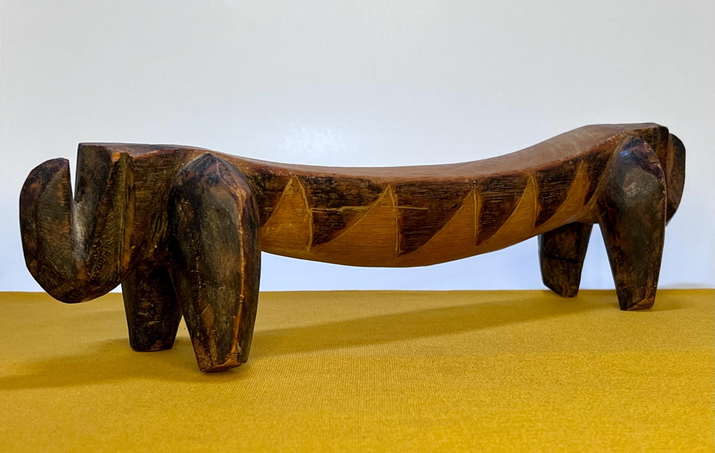 Thoch Antique Dinka Thoch Headrest Stool: Zoomorphic Carved Wood Art - Etsy