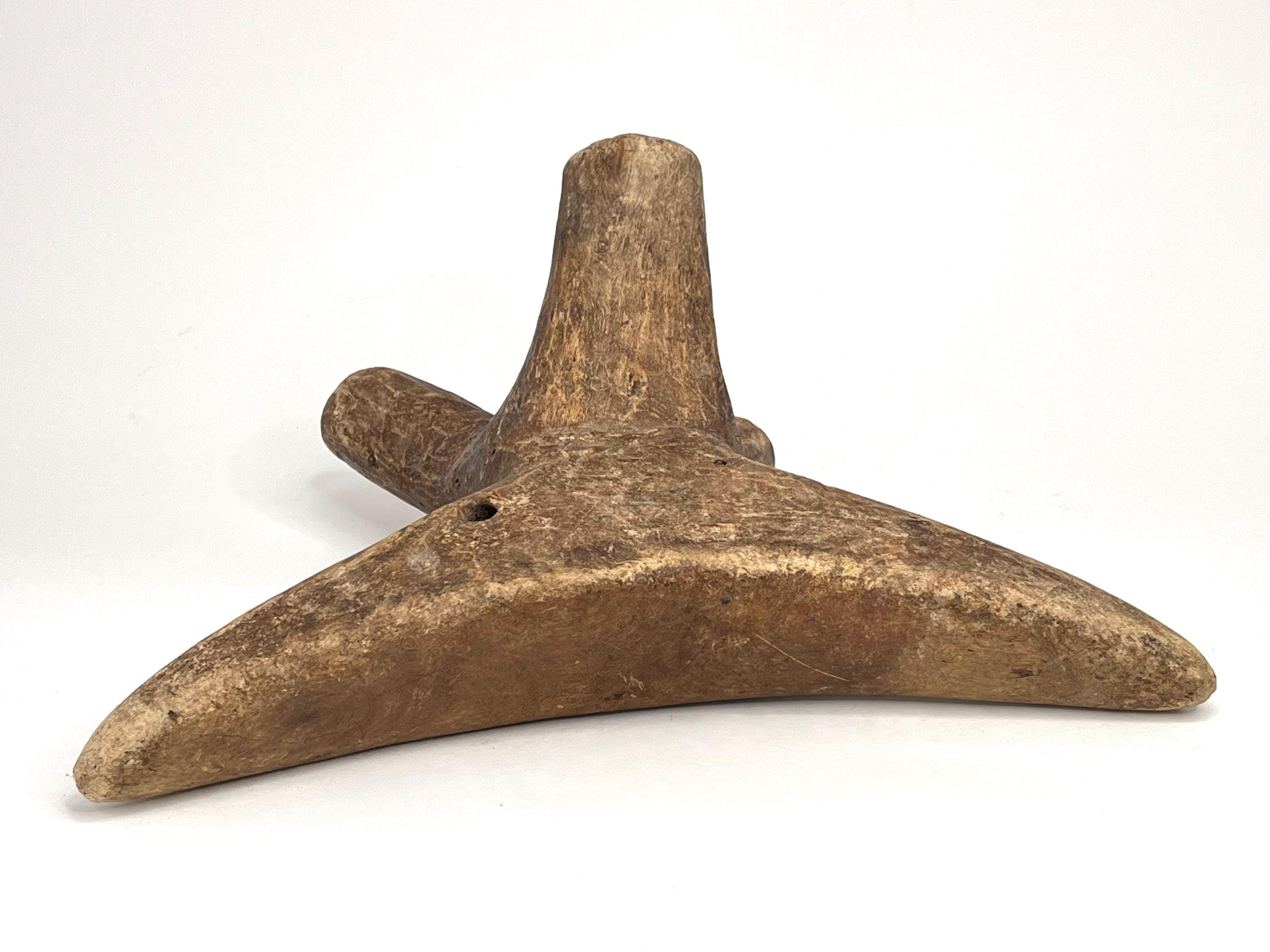 Thoch Antique Dinka Thoch Headrest Stool: Zoomorphic Carved Wood - Etsy