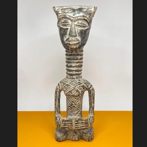 Ndengese Itoci-voorouderfiguur. Dengese-volkeren. Bantoe. Kongo, Kongo.