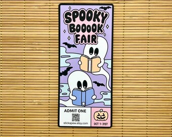 Fiera del libro spettrale - segnalibro di Halloween