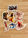 Italian brainrot stickers - waterproof product logo