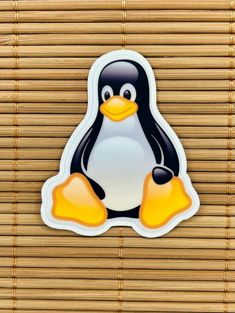 Linux Logos Sticker Set - Waterproof - Etsy