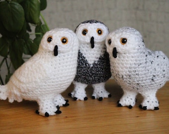 Snowy Owl Crochet Amigurumi Pattern PDF - Realistic Owl