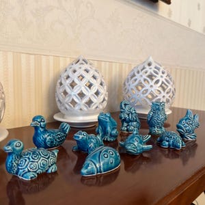 Ceramic Animals in Italian Style