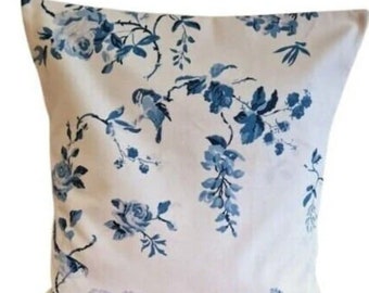 キャスキッドソン ホワイト バード＆ローズ クッションカバー 14インチ