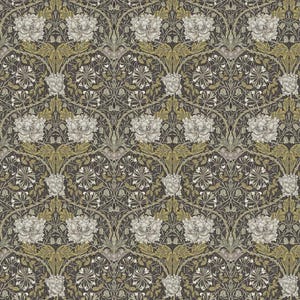 Housse de coussin William Morris chèvrefeuille moka , housse de coussin florale , coussin décoratif , housse de coussin Royaume-Uni