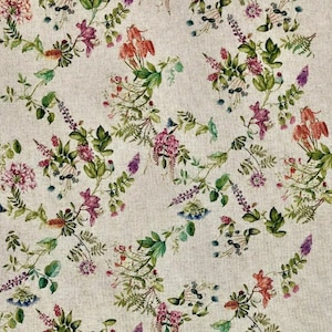 Botanische Garten-Blumentischdecke, Wilde Geißblatt-Blumen-Tischdecke, Blumentischdecke, runde Tischdecke, ovale Tischdecke