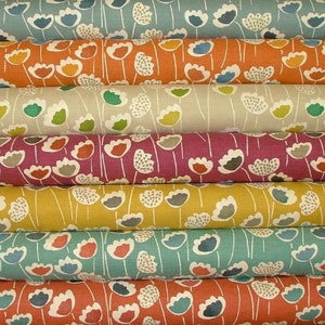 Scandi Floral Tablecloth  , Flowers Tulip Tablecloth , Floral Tablecloth , Round Tablecloth , Oval Tablecloth