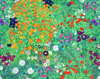 Wildflowers Coated Tablecloth , Garden  Floral Water Resistant Tablecloths , Outdoor Tablecloth , Round Oval Rectangle  Tablecloth