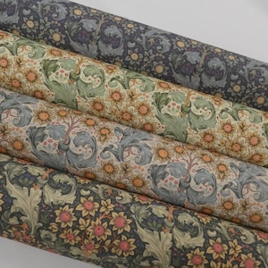 William Morris Orchid Cotton Tablecloth  , William Morris Tablecloth  , Round Oval Tablecloth , Square Tablecloth , Rectangle Tablecloth UK