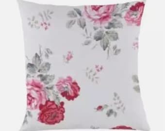 Cath Kidston Antique Rose Pink Cushion Cover , Vintage Rose Pillow cover , Throw Pillow , Scatter Cushions , Cushion Cover UK
