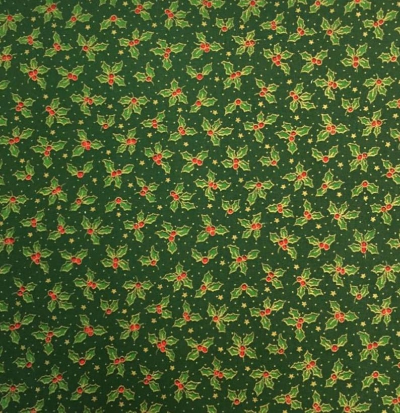 Christmas Holly Napkins , Christmas Tree Cotton Napkins , Christmas