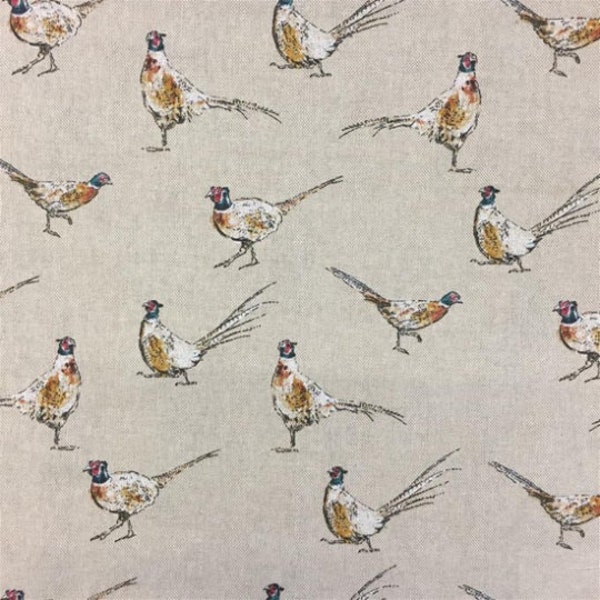Pheasant Tablecloth, Round Tablecloth , Square Tablecloth , Beige Tablecloth , Rectangle Square  Tablecloth UK