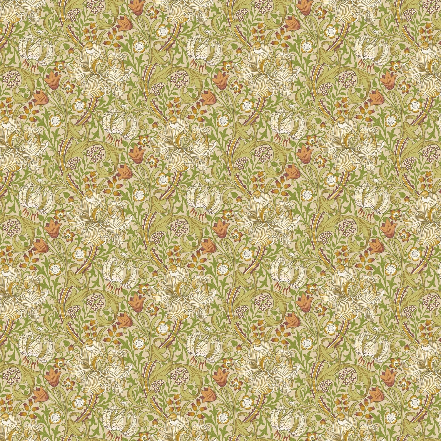 Lot De 4 Sets De Table William Morris Golden Lily - Liège - Multicolore - Neufs