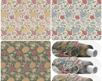 William Morris The Cray Tablecloth  , Floral Cotton Table Cloth  , Various Size And Shapes Available