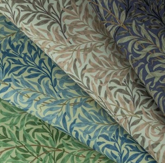 William Morris Coated Tablecloth Willow Bough  , Water Resistant Tablecloths , Outdoor Tablecloth , Round Oval Rectangle Tablecloth