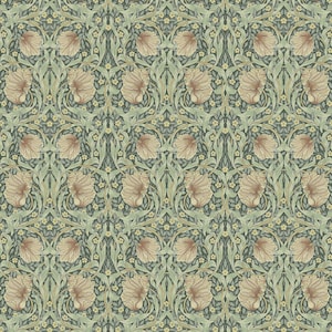 Round Tablecloth William Morris Pimpernel Forest Green , William Morris Tablecloth  , Round Oval Tablecloth , Square Rectangle Tablecloth UK