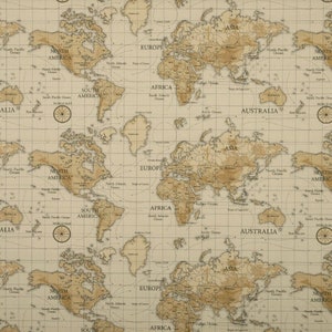 Mapa del Atlas Mundial Mantel Marrón Beige, Mantel Redondo, Mantel Cuadrado, Mantel Cuadrado Rectángulo Reino Unido