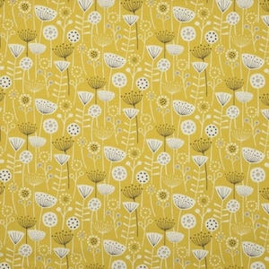 Scandi Floral Oval Tablecloth , Orange Flowers Tablecloth  , Oval Tablecloth , Rectangle Tablecloth