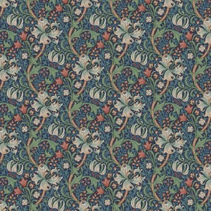 William Morris Cushion Cover Golden Lily Jewel  , Floral Cushion Cover , William Morris Pillow cover , Throw Pillow , Cushion Cover UK