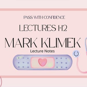 Mark Klimek (MARK K) Lezioni 1-12 Tutti gli appunti/Guida allo studio per la preparazione all'esame di infermieristica/Risorse indispensabili per l'RN NCLEX