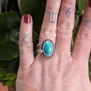 Vintage Turquoise Sterling Silver ring