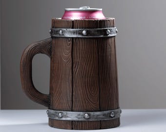 Medieval Mug / Koozie / Can Holder / Drink Sleeve - 3D Print - Dungeon and Tavern Accessory