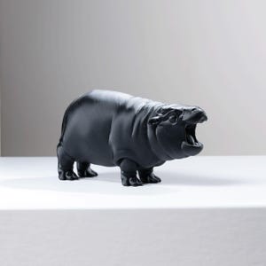 Desktop Moo Deng 3D print (unpainted)