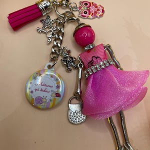 Key ring or bag charm for teacher