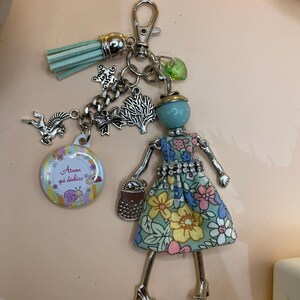 Key ring or bag charm for Atsem