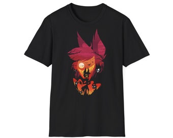 T-shirt Alastor Hotel - Maglietta Demon radio Smile Insane