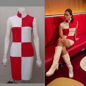 Vestido de go go a os 60 Etsy M xico