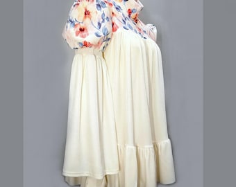 Vestido mini de terciopelo con estampado floral de los años 60, mangas acampanadas, estilo Julieta estilo pradera de los años 70, terciopelo medieval, estilo bohemio, estilo babydoll de los años 90, largo, psicodélico, flores renacentistas