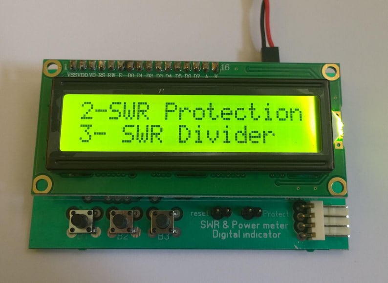 Swr Protection SWR Power Meter LCD Indicator With Protection - Ldmos Mosfet or TUBE ...