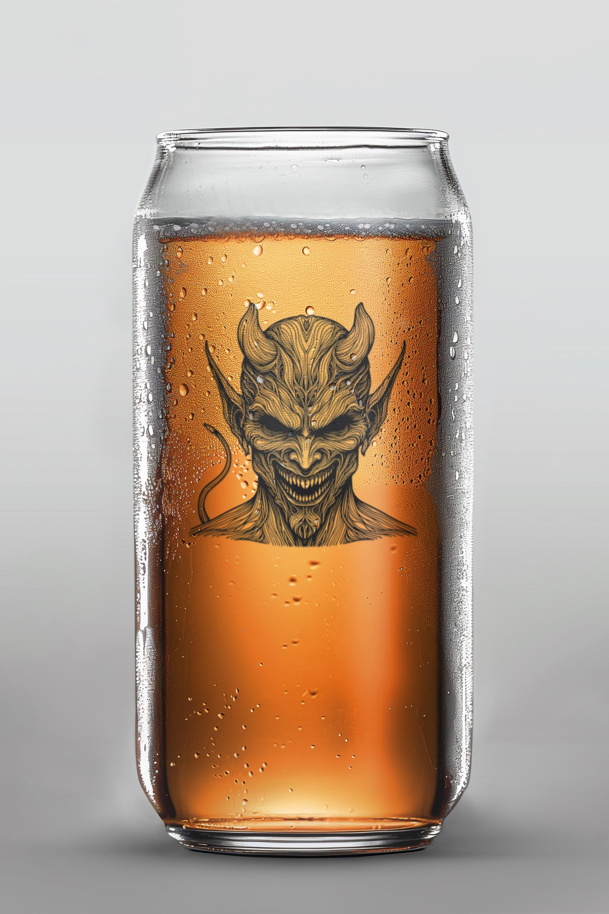 Satan Headshot, AI, PNG, SVG Format Clipart Bundle, Original