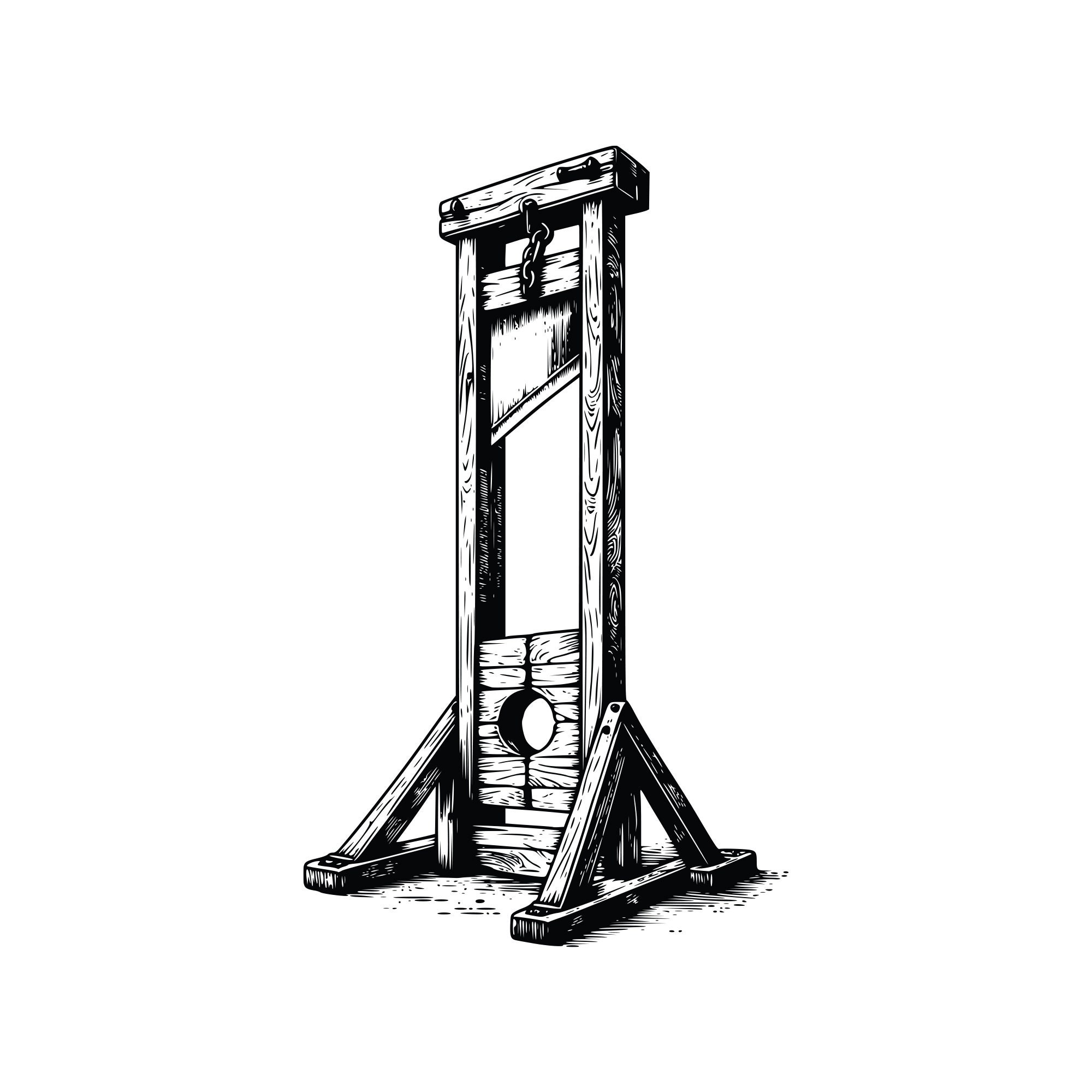 Guillotine Print - Etsy Israel, image size:2000x2000