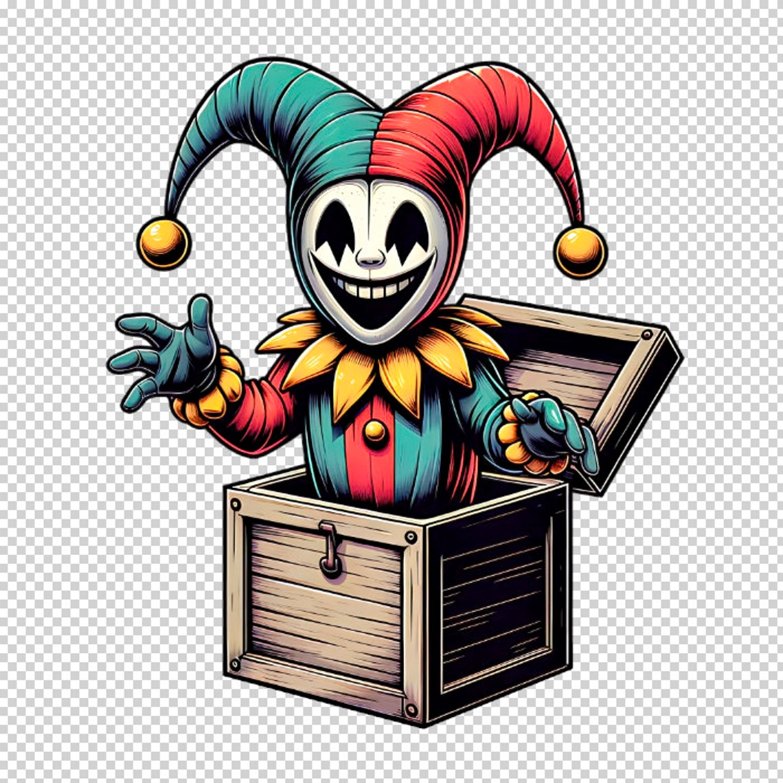 Spooky Creepy Toy PNG Digital Download - Halloween Clip Art, Eerie ...