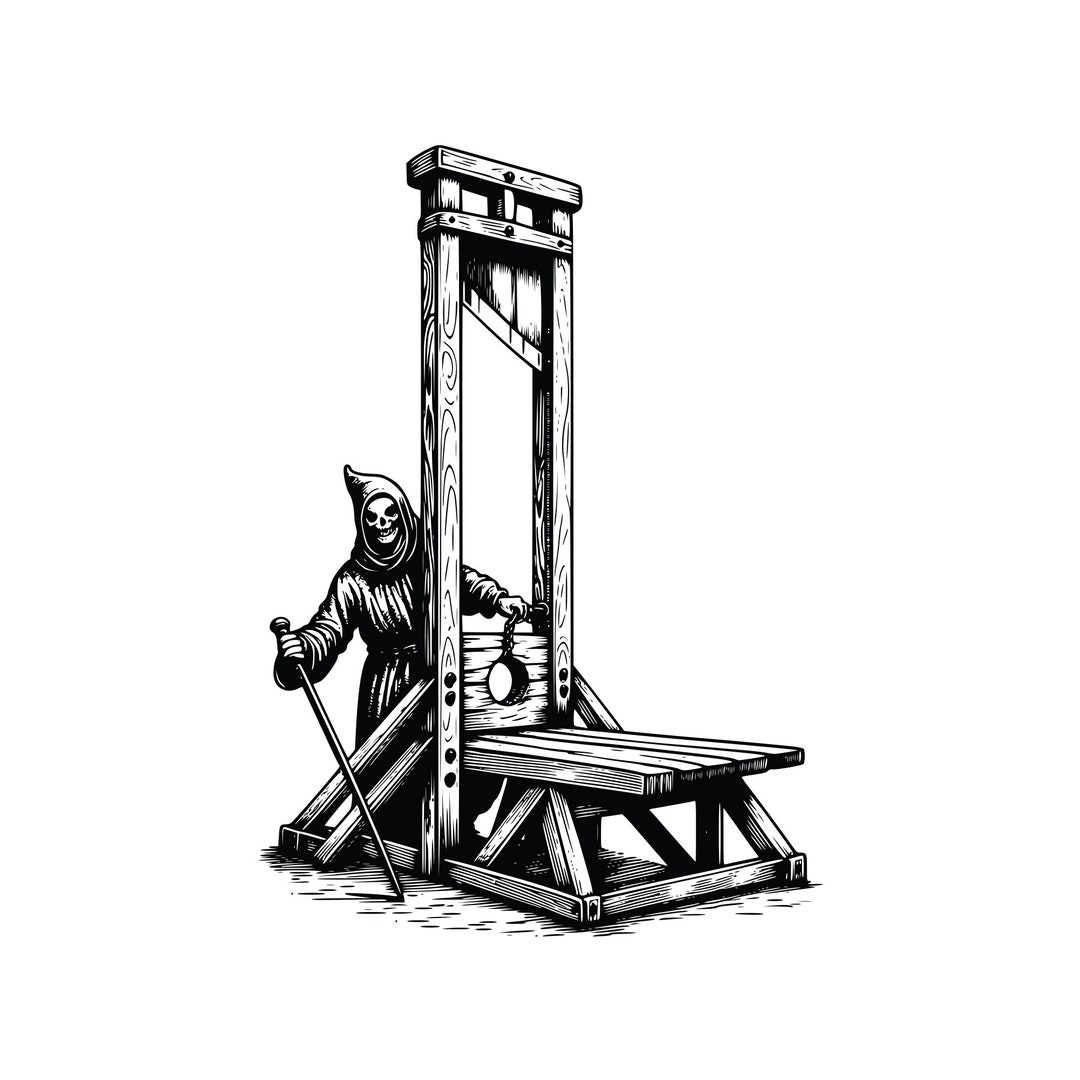 Guillotine Vector Clipart Bundle: Historical Gothic Illustration (AI, PNG,  SVG) - Etsy Norway, image size:1080x1080