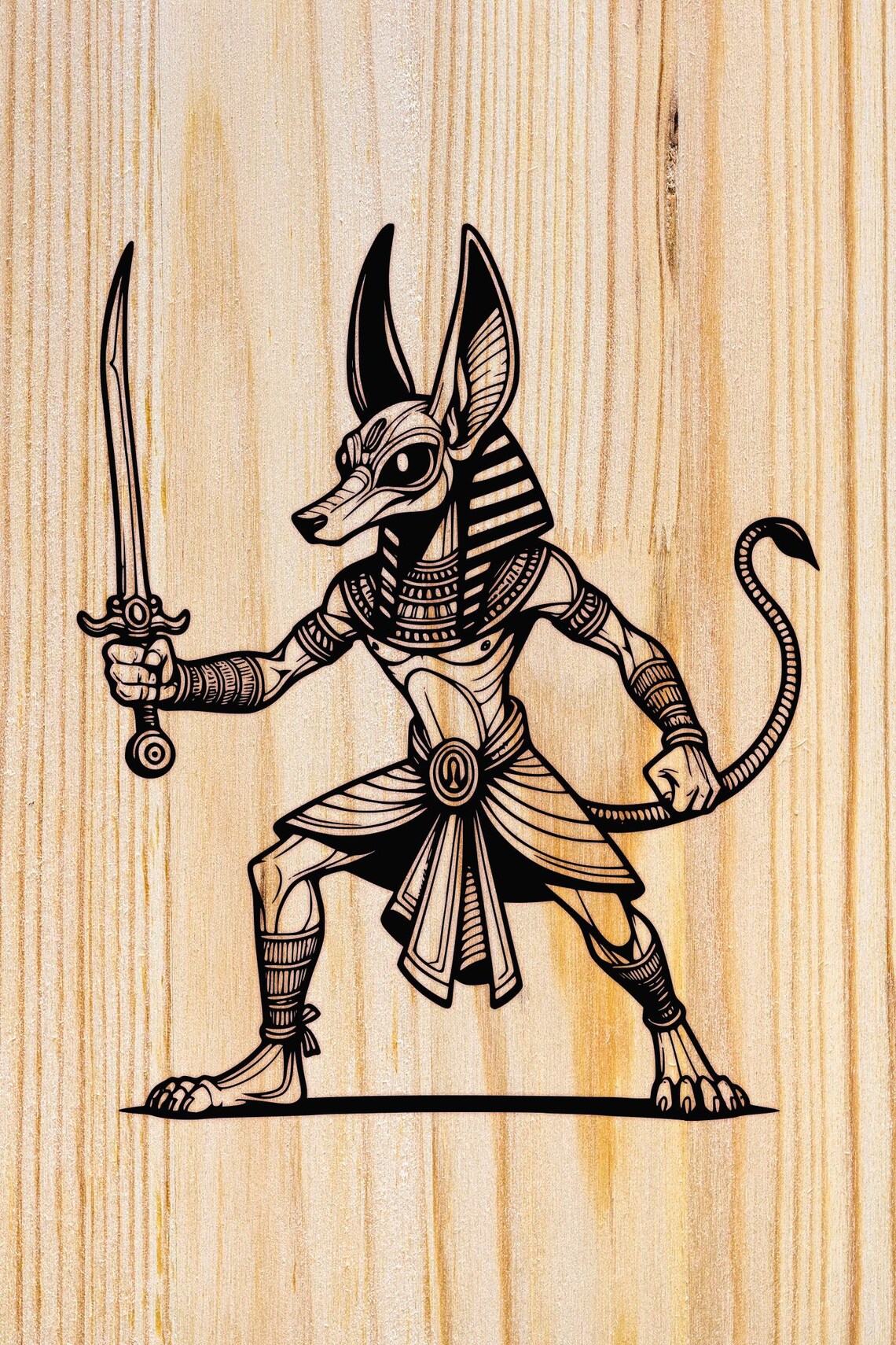 Egyptian God Anubis Graphics - EPS, SVG, PNG Clipart Bundle - Original ...