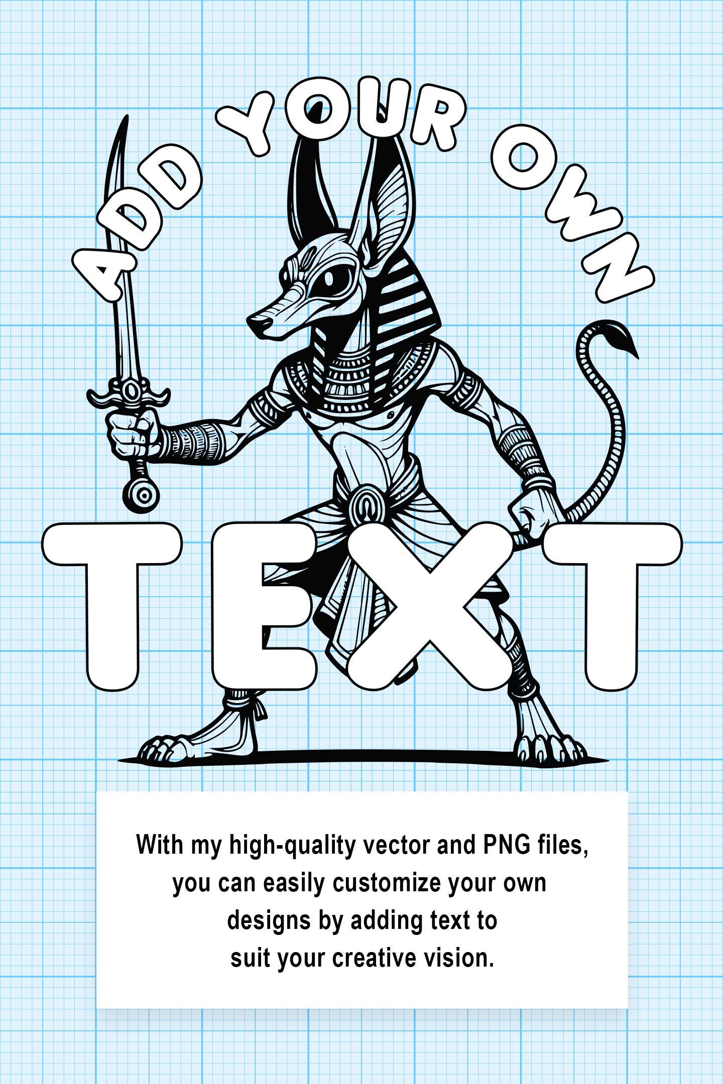 Egyptian God Anubis Graphics - EPS, SVG, PNG Clipart Bundle - Original ...