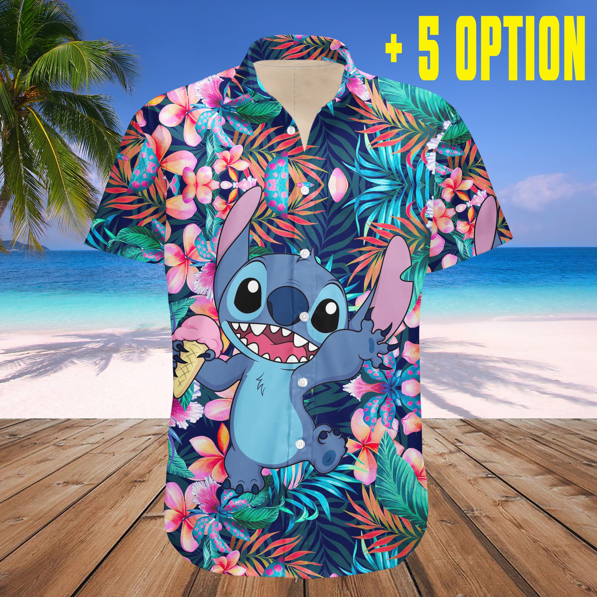 Stitch Summer Hawaiian Shirt Stitch Summer Hawaiian Shirt