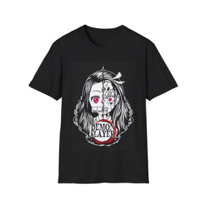 DS Anime Fanbase T-shirt Manga Shirt, Mens Anime Shirt, Womens Anime T-Shirt, 100% Cotton Japanese Anime Shirts, Demon Slayer